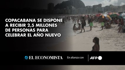 Copacabana se dispone a recibir 2,5 millones de personas para celebrar el Año Nuevo