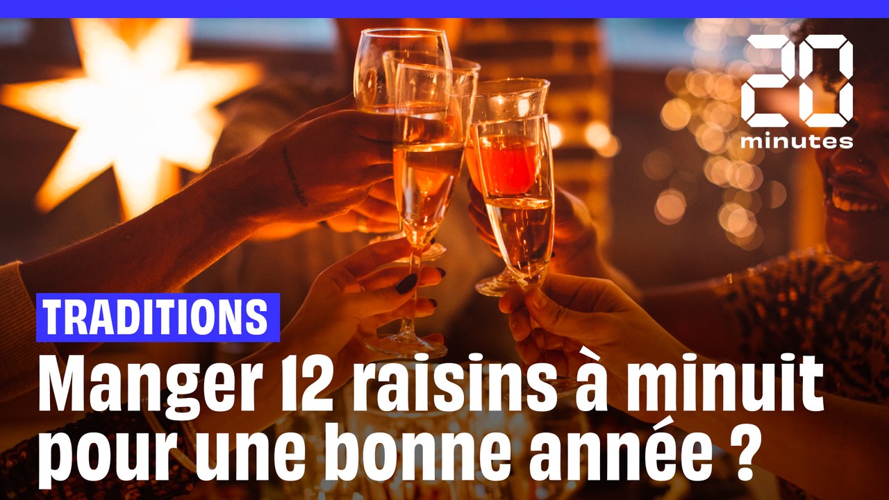 Manger 12 raisins à minuit pour une bonne année 2025 ?