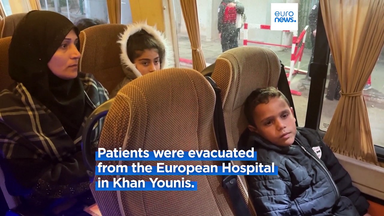 Dozens of injured and ill patients evacuated from Gaza for medical care