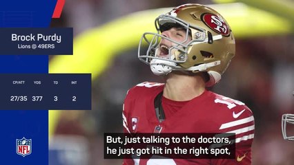 'Nerve stuff' - Shanahan on Purdy's elbow injury