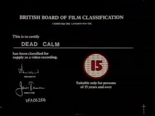 Opening To Dead Calm UK VHS 1993