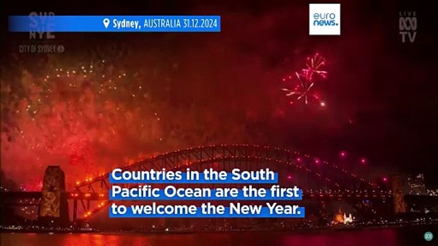 Countries in the Asia-Pacific region begin welcoming 2025 with fireworks and celebrations