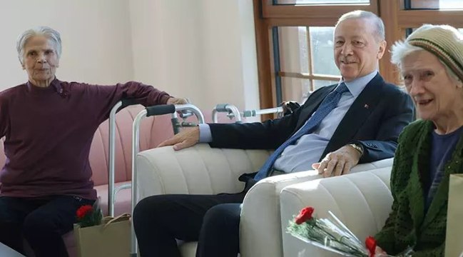 Cumhurbaşkanı Erdoğan, Darülaceze sakinlerini ziyaret etti