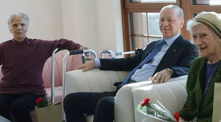 Cumhurbaşkanı Erdoğan, Darülaceze sakinlerini ziyaret etti