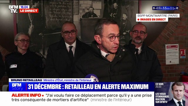 Réveillon du Nouvel An: Bruno Retailleau annonce la saisie de 320kg de mortiers d'artifice à Paris