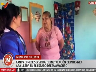 Cantv beneficia habitantes de Delta Amacuro con la instalación de internet Alba Ultra