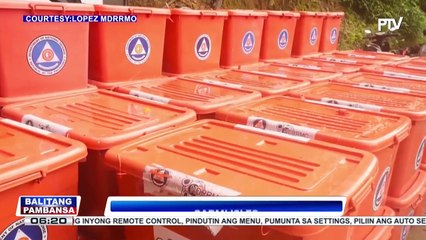 Mga apektado ng pagguho ng lupa sa Lopez, Quezon, hinandugan ng family food packs
