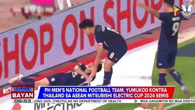 PH Men’s National Football Team, natalo kontra Thailand sa ASEAN Mitsubishi Electric Cup 2024 Semis