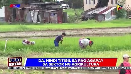 D.A., hindi titigil sa pag-agapay sa sektor ng agrikultura