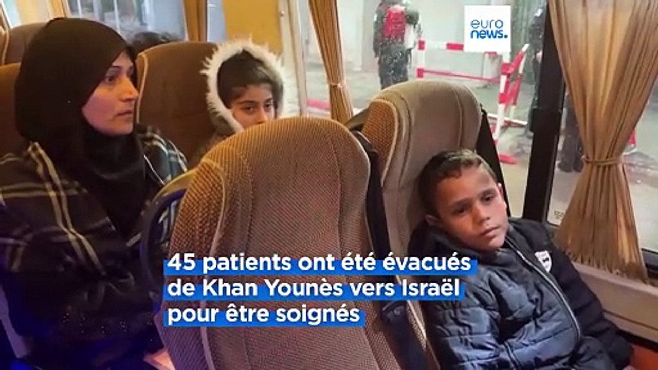 Des dizaines de blessés et de malades sont évacués de Gaza pour recevoir des soins médicaux