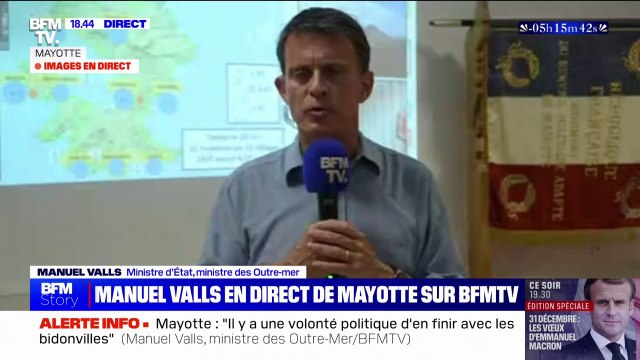 Mayotte: Pas de risque épidémique , déclare Manuel Valls