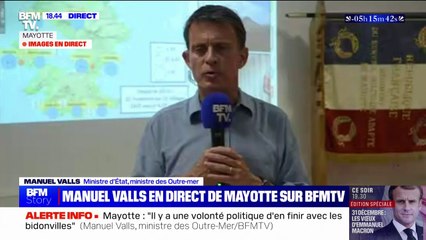 Mayotte: "Pas de risque épidémique", déclare Manuel Valls