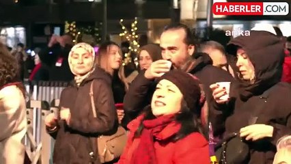 Çankaya Belediye, Kuğulu Park'ta Yeni Yılı Coşkuyla Kutladı