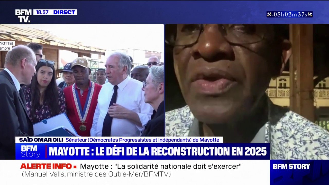 Mayotte: "Tant qu'on n'aura pas réglé le problème de l'habitat informel, on n'aura rien réglé", affirme Saïd Omar Oili, sénateur de Mayotte