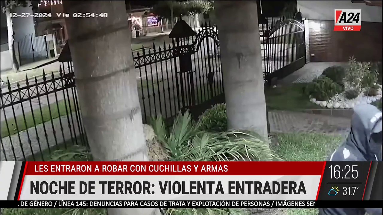 🚨NOCHE DE TERROR: VIOLENTA ENTRADERA CON ARMAS Y CUCHILLAS