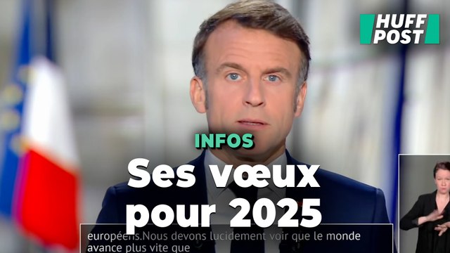 Les vœux du Président Emmanuel Macron pour l'année 2025