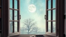 🌙 Moonlight Reading Nook 🌙 #renewal #inspiration #meditation #motivation #nature #relaxation #shorts