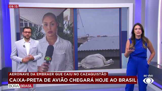 Caixas-pretas de avião que caiu no Cazaquistão chegam ao Brasil nesta terça (31)