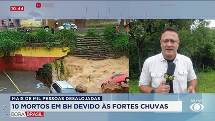 Fortes chuvas deixam mortos e desabrigados em MG
