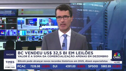 Banco Central vende US$ 32,5 bilhões em leilões em dezembro; Vinicius Torres Freire analisa