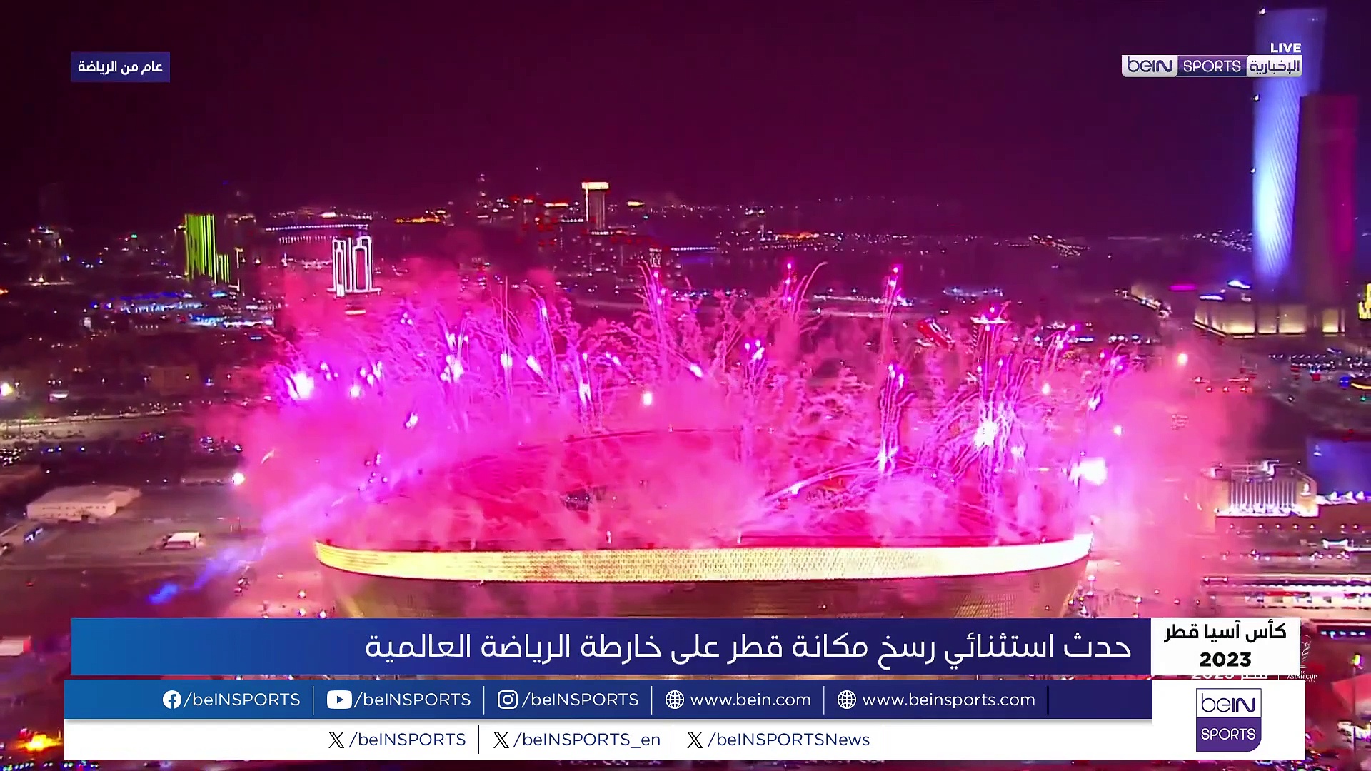 كأس آسيا: حدث استثنائي رسخ مكانة قطر على خارطة الرياضة العالمية