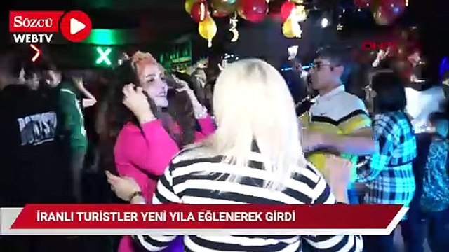 İranlı turistler yeni yıla eğlenerek girdi