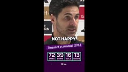 Arteta loves 'moaner' Trossard