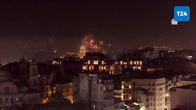 İstanbul'da yeni yıl coşkusu