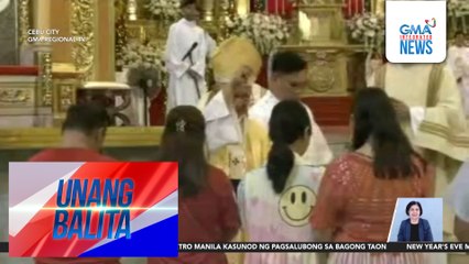 Misa para sa bagong taon, idinaos sa Cebu Metropolitan Cathedral | Unang Balita