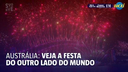 Veja a festa de ano novo na Austrália