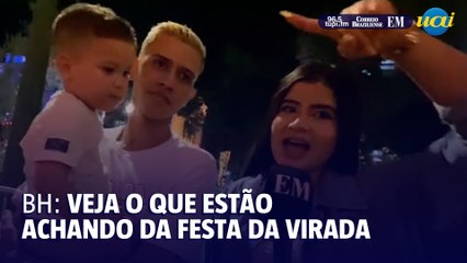 Veja as impressões sobre a festa da virada em BH