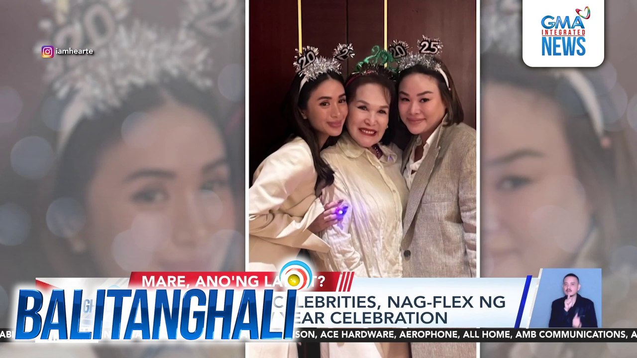 Ilang Kapuso celebrities, nag-flex ng kanilang New Year celebration | Balitanghali