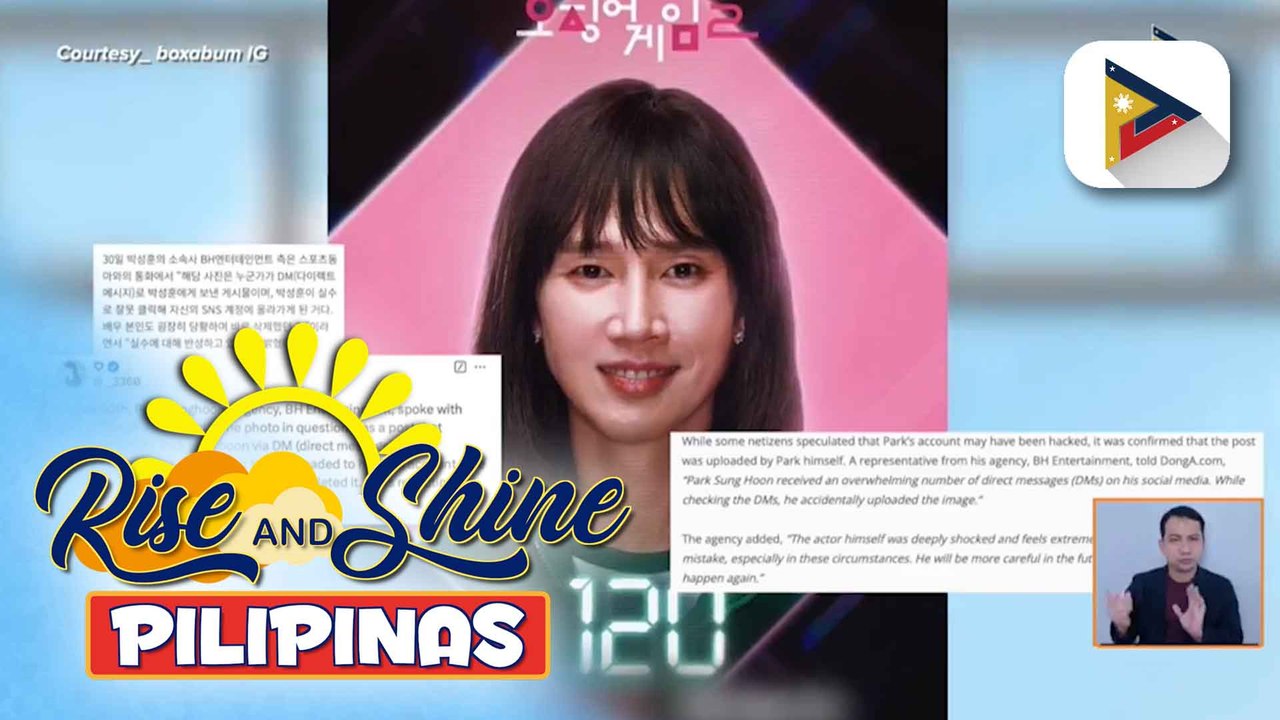 TALK BIZ | Park Sung-Hoon, humingi ng paumanhin matapos maibahagi ang malaswang 'Squid Game' parody post