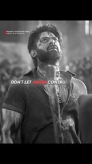 Don't let anger control you