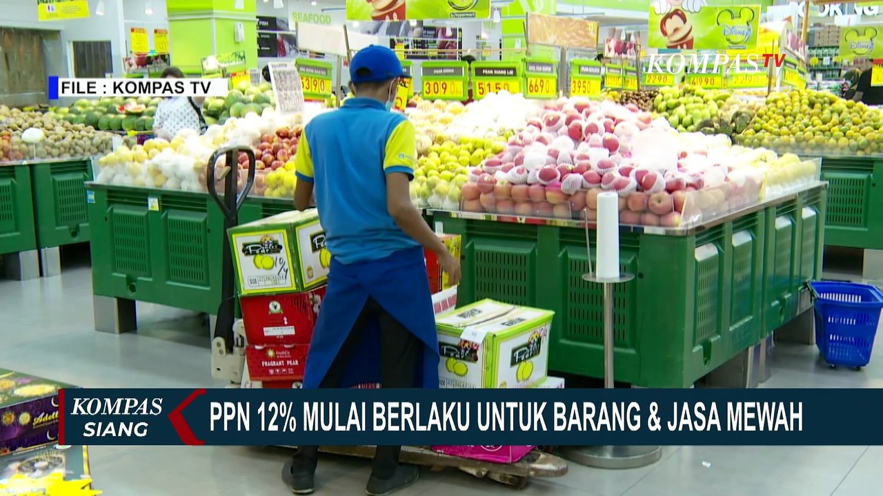 PPN 12 Persen Berlaku Mulai Hari Ini, Presiden Prabowo: Hanya Barang dan Jasa Mewah