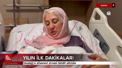 Yeni yılın ilk bebekleri dünyaya geldi
