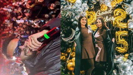 New Year 2025: Munawar,Triggered Insaan, Armaan Malik and Other Youtubers Celebration Video..|