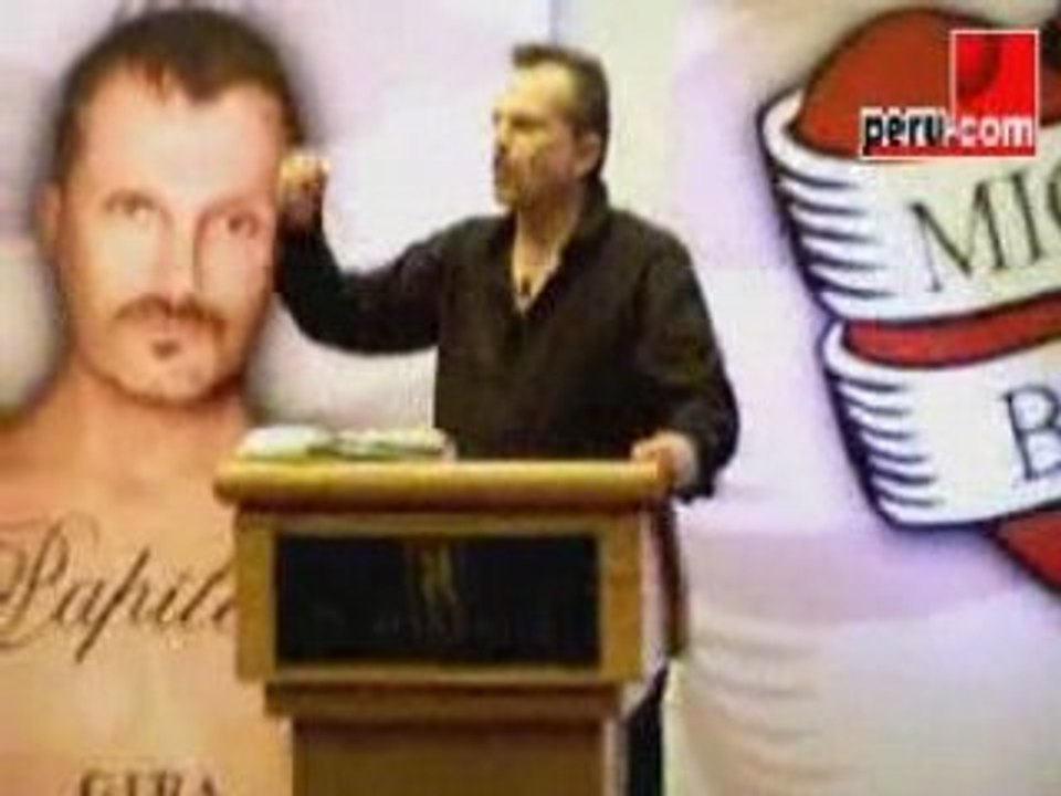 Peru.com: Miguel Bosé en Lima