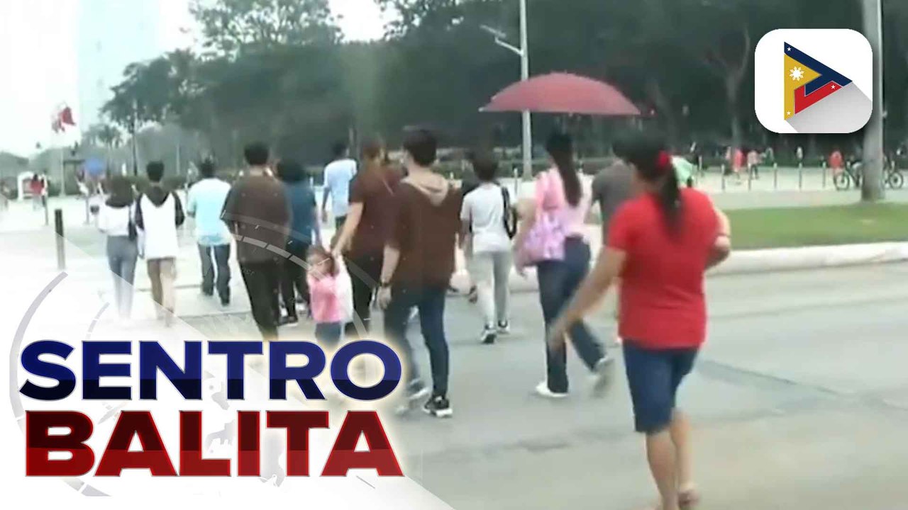 Ilang pamilya, nagtungo sa Luneta Park para salubungin ang bagong taon