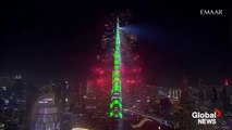 New Years 2025 Dubai puts on stunning fireworks show at the Burj Khalifa