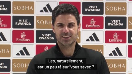 Arsenal - Arteta : "Trossard est un peu râleur mais j'aime ça"