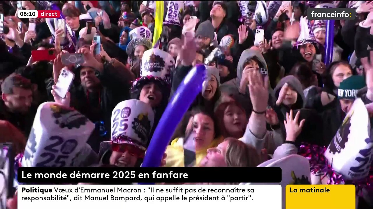 Nouvel An - De New York à Damas en passant par Londres, regardez les images du passage à 2025 avec de nombreux feux d’artifice - VIDEO