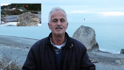 50 yıl sonra ilk: Deniz, kayalıkların çevresinden çekildi