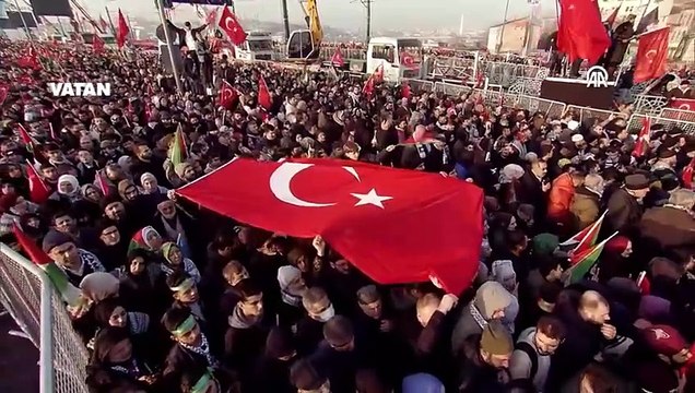 Bilal Erdoğan: Emevi Camii özgürlüğüne kavuştu, şimdi Kudüs için Mescid- i Aksa için buradayız