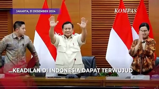 Presiden Prabowo Ucapkan Selamat Tahun Baru 2025, Ini Harapannya untuk Indonesia