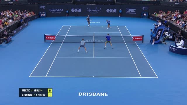 Brisbane - La paire Djokovic-Kyrgios s'incline face aux favoris Mektic et Venus
