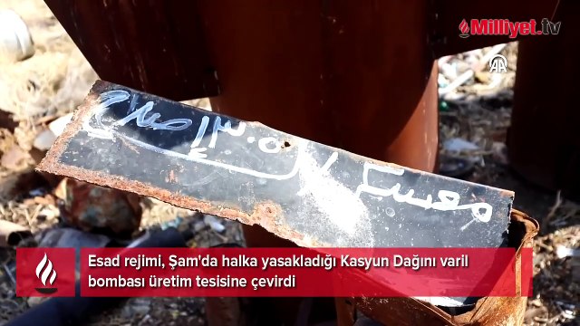 Esad rejimi, Şam'da halka yasakladığı Kasyun Dağını varil bombası üretim tesisine çevirdi