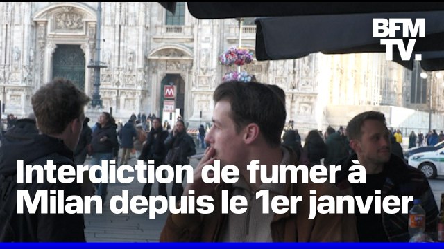 Il est interdit de fumer dans les rues de Milan depuis le 1er janvier