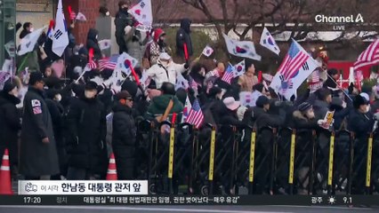 이 시각 한남동 대통령 관저 앞