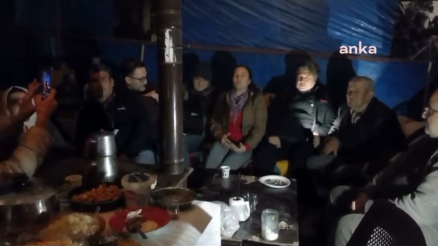 Akbelen Ormanı için mücadele veren İkizköylüler, yeni yıla yeniden direniş çadırında girdi